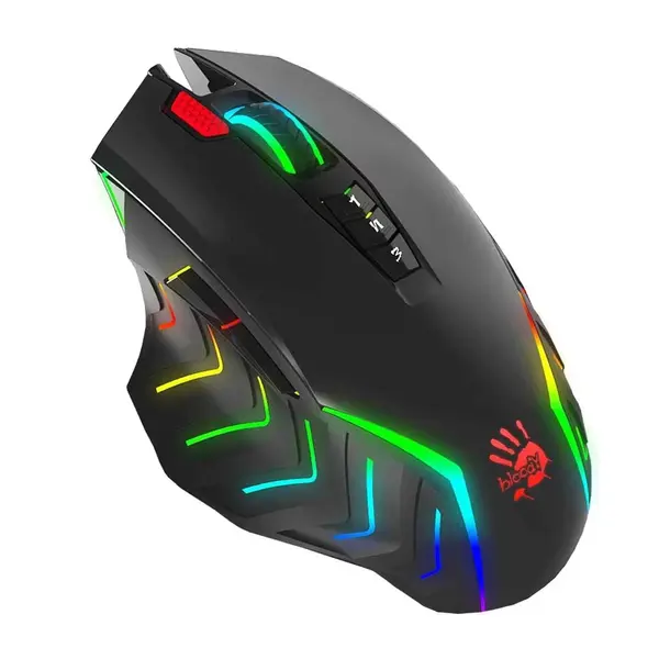 A4TECH Bloody J95s 2-FIRE RGB ANIMATION Black Wired Gaming Mouse – View 2